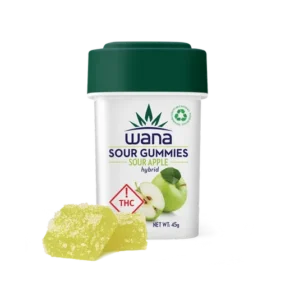 SOUR APPLE (HIGH-DOSE MED) // HYBRID Wana Gummies