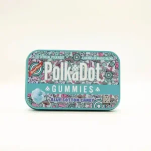 Polkadot Blue Cotton Candy Gummies