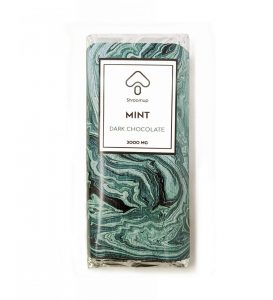 Mint Dark Mushroom Chocolate Bar 3000MG