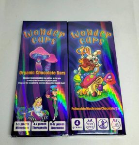 Wonder Caps Psilocybin Mushroom Chocolate Bar